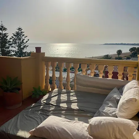 Acogedor En 1 Línea De Playa Apartamento